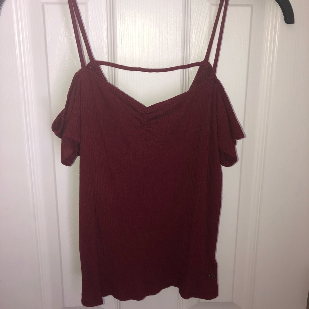 American Eagle Burgundy Tank